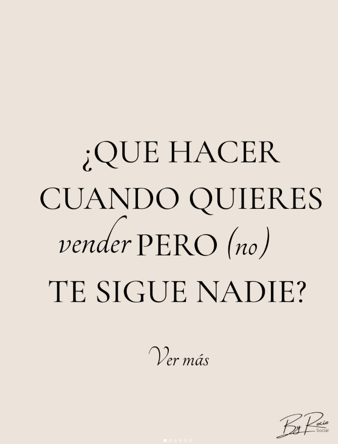 Publicación de Instagram 5